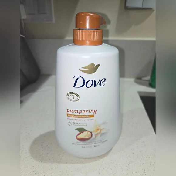 Set Of Dove Pampering Body Wash with Opti-Free Solution - Picture 2 of 3